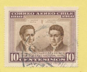 Chile 1960 Scott C220A used - 10c, Formation of the 1st Government