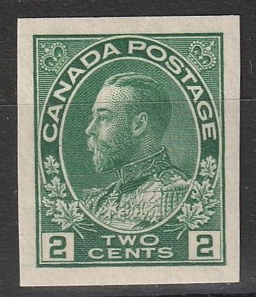 Canada Admirals SC# 137 Imperf Mint H VF  (765)