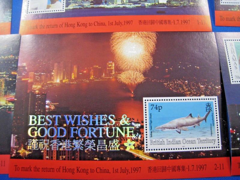 GREAT BRITAIN - OMNIBUS SERRIS - RETURN OF HONG KONG TO CHINA - 11 S/S  - MNH