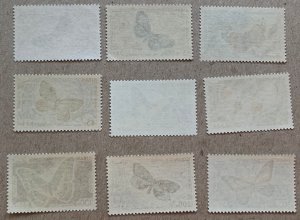 Lebanon 1965 Butterflies to 300p, MNH. Scott C427-C435, CV $90.75