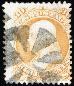 US Stamps # 100 Used Fresh Neat Cancel Strong Grill Scott Value $900.00