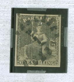 Barbados #9v  Single