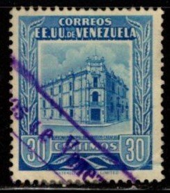 Venezuela - #656 Post Office, Caracas - Used