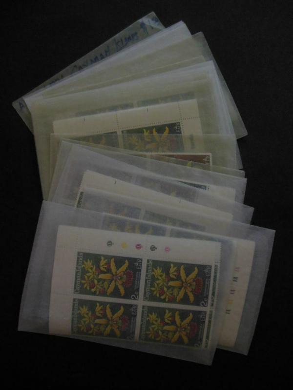 CAYMAN : 1971. Scott #287-90 Orchids. 58 Complete sets. All VF, MNH. Cat $571.00