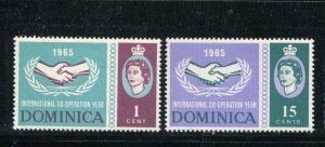 Dominica #187-8 Mint- Make Me A Reasonable Offer