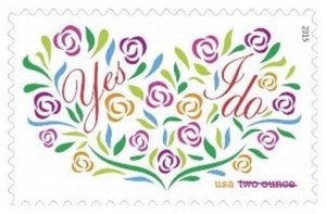 2015 Yes I Do (2 Oz) PACK OF TEN  -  Postage Wedding Stamps Scott 5001