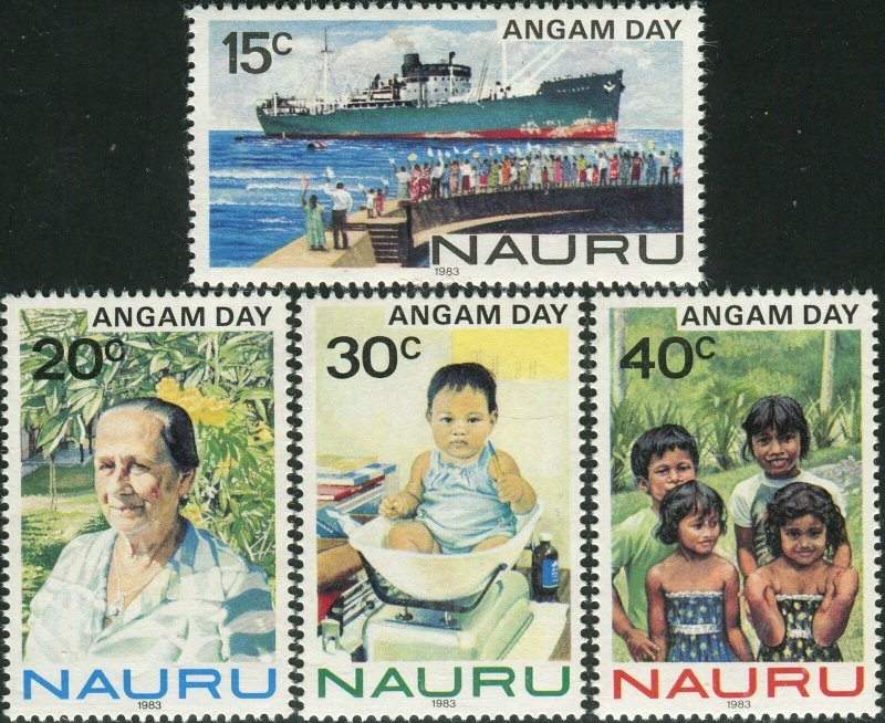 Nauru 1983 SG288-291 Angam Day set MNH