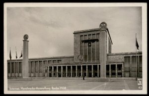 3rd Reich Germany 1938 Crafts Expo Berlin RPPC Handwerk Berlin Cover 98198