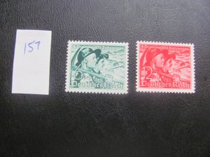 Germany 1938 MNH SC B132-133 SET VF/XF 40 EUROS   (157)