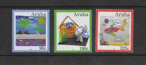 ARUBA #359-61 RECYCLING   MNH