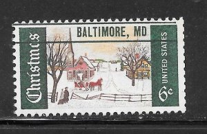 #1384A MNH Christmas Precanceled Precanceled Baltimore MD. Single