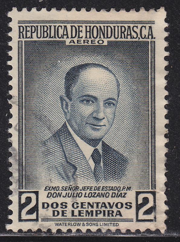 Honduras C251 President Julio Lozano Diaz 1956