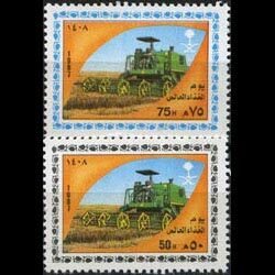 SAUDI ARABIA 1987 - Scott# 1060-1 World Food Day Set of 2 NH