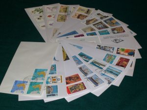 Greece 1978 year set official FDC's.