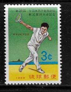 RYUKYU 179  MNH  TENNIS PLAYER