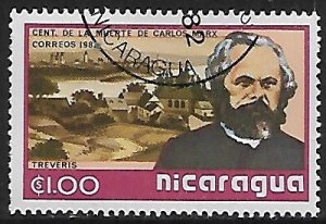 Nicaragua # 1182 - Karl Marx - used.....{KBrL}