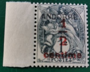 Andorra:1931 French Postage Stamps Overp. ANDORRE, 0.50/1C. (Collectable Stamp).