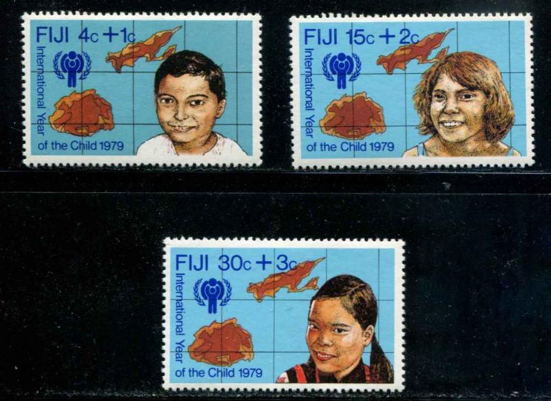 Fiji SC# B7-9 Year of the Child set MNH