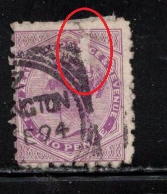 NEW ZEALAND Scott # 62 Used - W. Strange & Co. Ad Printed On Back - Faults