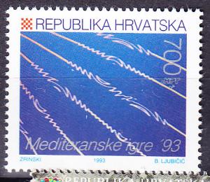 Croatia 1993 700d Mediterranean Games VF/NH(**)