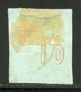 GREECE HERMES HEAD  SCOTT#40  FOUR MARGIN COPY USED