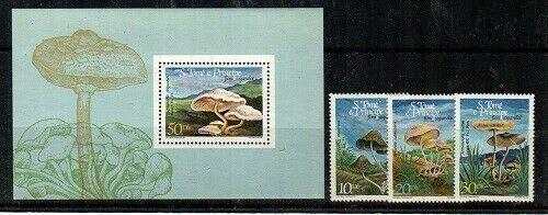 St. Thomas & Prince Islands Scott 771-4 Mint NH (Catalog Value $35.75)