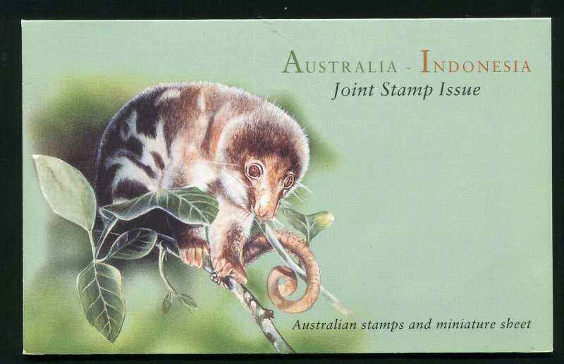 Australia Indonesia Cuscus Stamp Pack With Souvenir Sheet and MNH Pair 1996