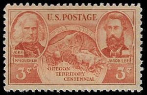 U.S. #964 MNH; 3c Oregon Territory (1948)