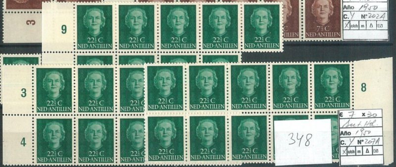 70746 - DUTCH INDIES - STAMPS: Yvert # 202A *23 + 207A* 30 MNH - Can split!-