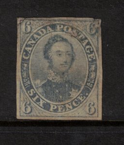 Canada #2 Mint Fine Unused (No Gum) Small Flaws & Repair At Upper Right