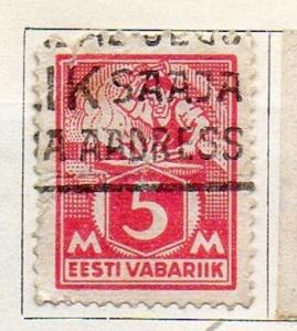 Estonia 1922 Early Issue Fine Used 5m. 103519