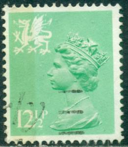 GREAT BRITAIN WALES SG-W37a, SCOTT#  WMMH-20, USED, 10 STAMPS, GREAT PRICE