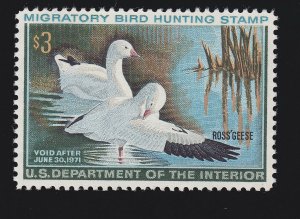 US RW37 $3 Duck Hunting Mint XF OG NH SCV $65