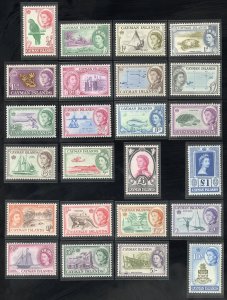 Cayman Islands Stamps # 135//167 MNH XF Scott Value $200.00