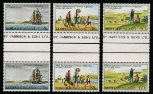 Norfolk Islands Scott 277-279 Mint never hinged.