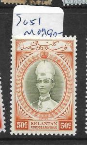 MALAYA KELANTAN (P0101B) 50C  SG 51  MOG