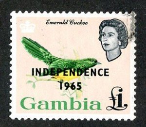 1965 Gambia Sc #205 used cv.$8.50 ( 9050 BCXX5 )