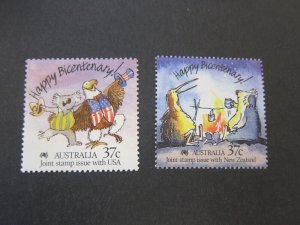 Australia 1988 Sc 1052,1086 bird MNH