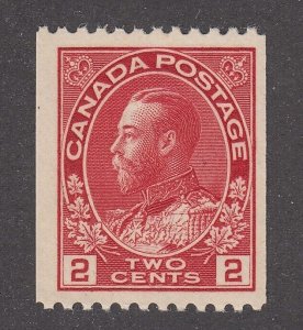 Canada #132 Mint Admiral Coil Stamp