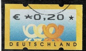 Germany Machine Postal Labels Used