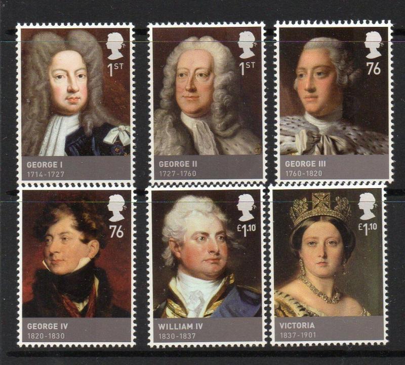 GB SG3223/8 2011 HOUSE OF HANOVER MNH