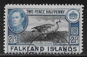 Falkland Islands 87 2 1/2d Upland Goose single Used