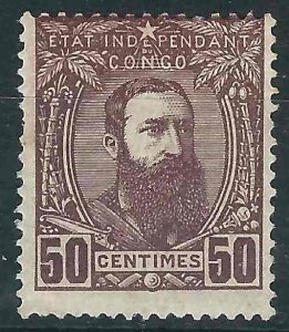 Belgian Congo 9a MH Fine 1887 SCV $105.00