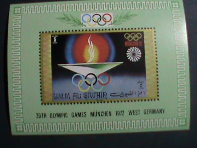 ​UMM-AL-QIWAIN-1972- 20TH OLYMPIC GAMES MUNCHEN'72-WEST GERMANY MNH S/S-VF