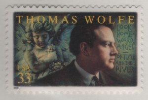 3444 33c Thomas Wolfe Single