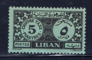 Lebanon J41 Hinged 1947 Postage Due