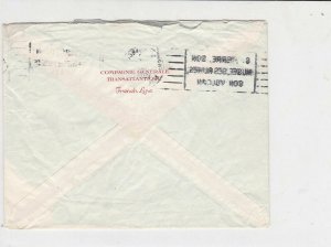 French Republic 1953 Airmail Machine Slogan Martinique Cancel Stamps CoverR18049