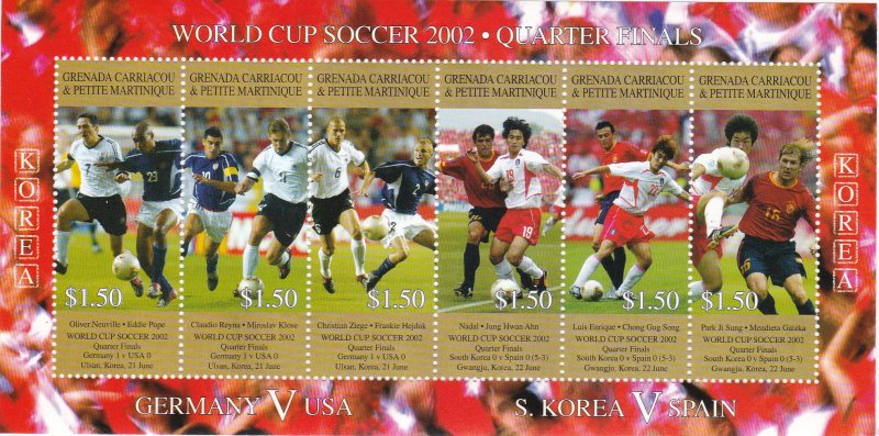 Grenada - Grenadines # 2429 & 2431, World Cup Soccer,  NH, 1/2 Cat.