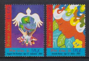 429-30 United Nations Geneva 2004 My Drean for Peace MNH