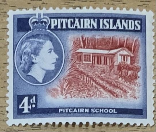 PITCAIRN ISLANDS 1957 4d  DEFINITIVE SG23 UNMOUNTED  MINT